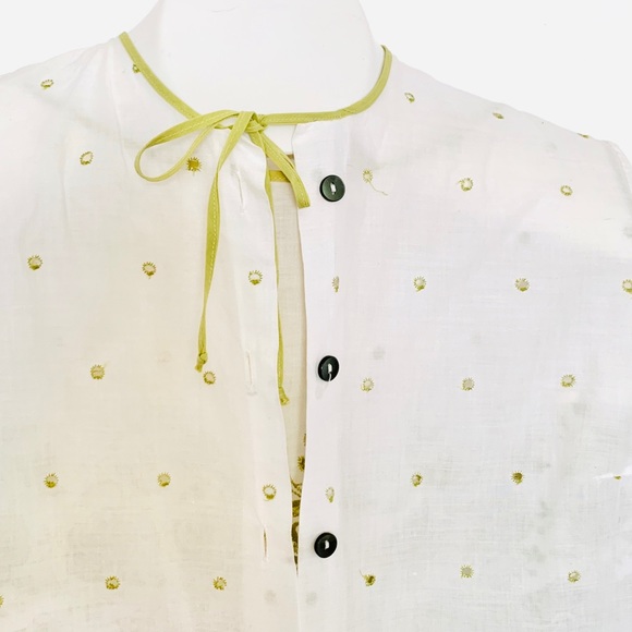 Vintage 3-Peice Pajamas Set Green/White GUC - Picture 11 of 11